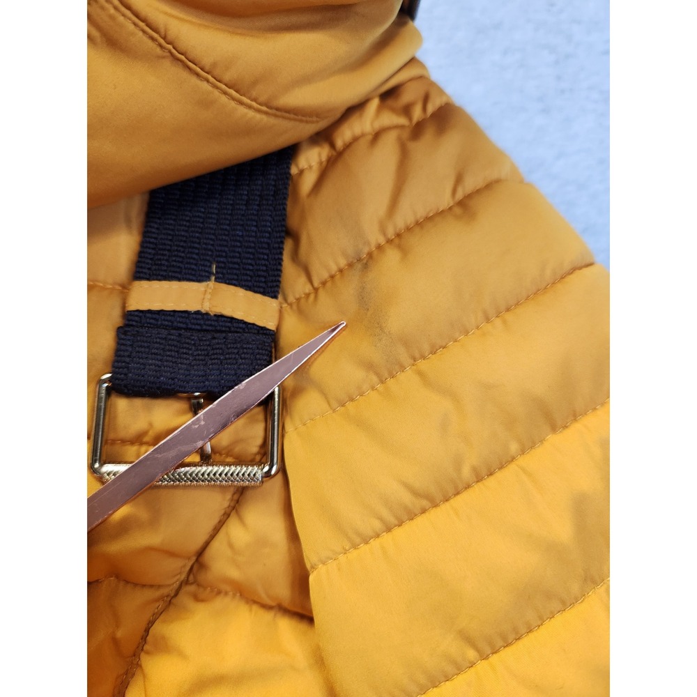 Zara Basic Mustard Yellow Quilted Puffer Jacket Womens Medium - Picture 4 of 6
